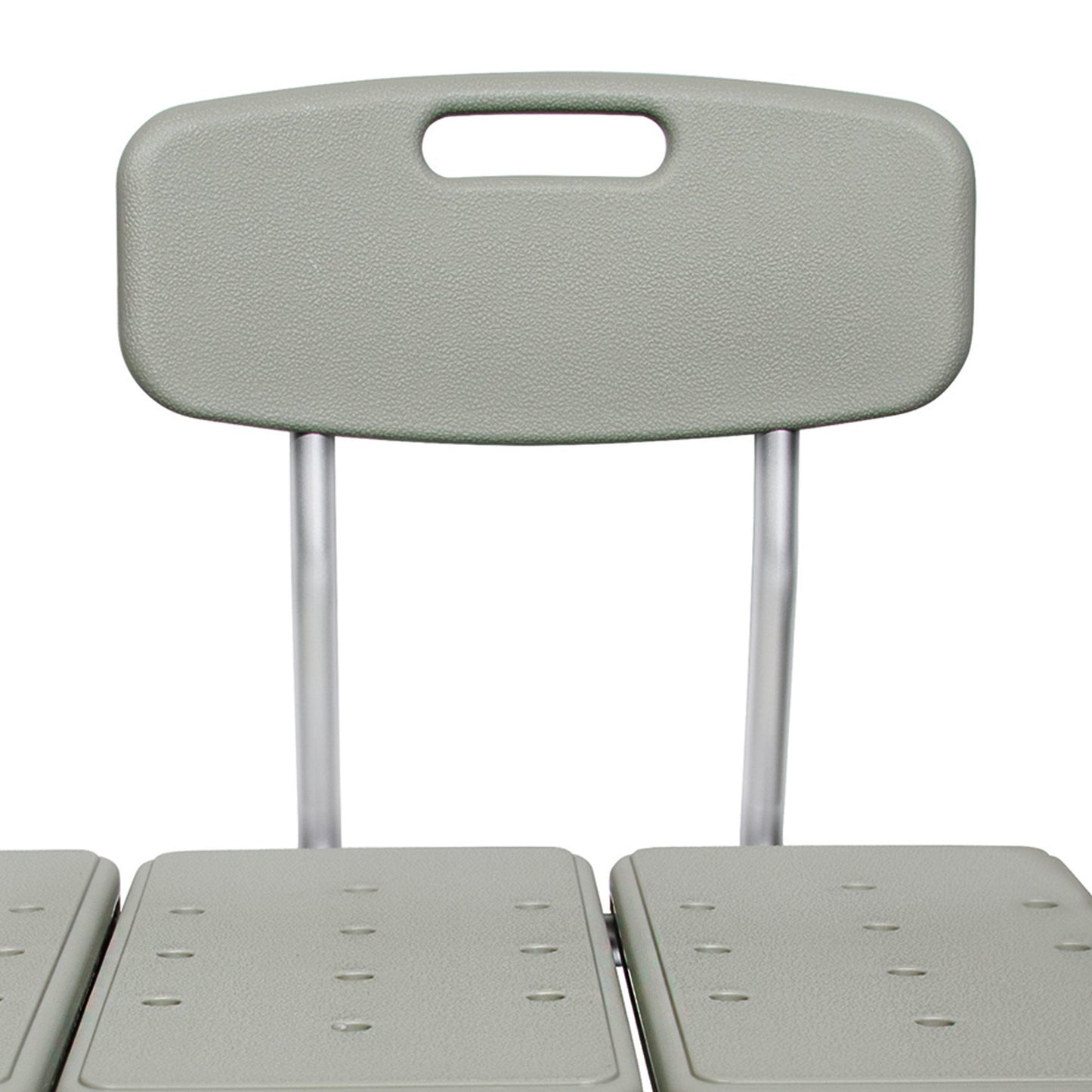 BENCH, TRANSFER W/BACK ALUMINUM FRAME 400LB