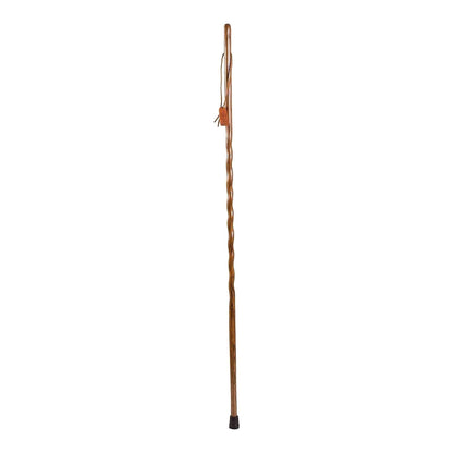 STICK, WALKING WOOD BRAZOS 55 TWISTED OAK BACKPACKER BRN 55"