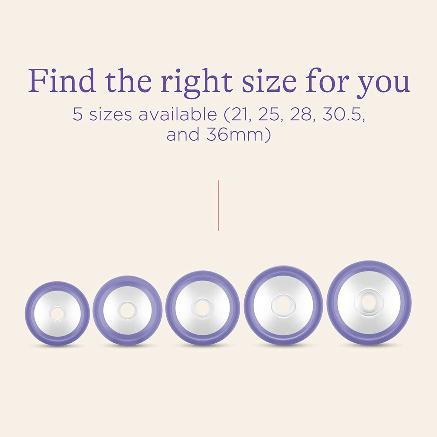 FLANGE, PUMP COMFORT FIT BREAST 28MM (2/PR 6PR/CS)