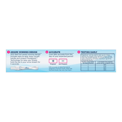 PREGNANCY TEST, CLEARBLUE RAPID DETECTION (2/BX)