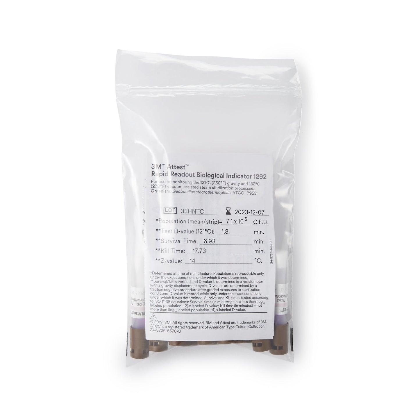 PACK, RAPID ATTEST 5 STEAM PLUS TEST (16/BX 4BX/CS 3M