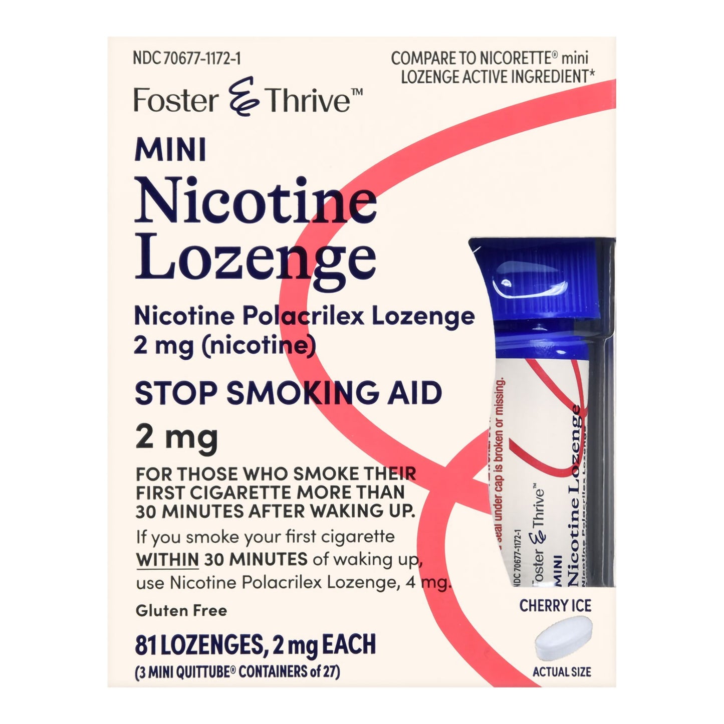 NICOTINE, LOZ FT SM MINI CHERRY ICE 2MG (81/PK)