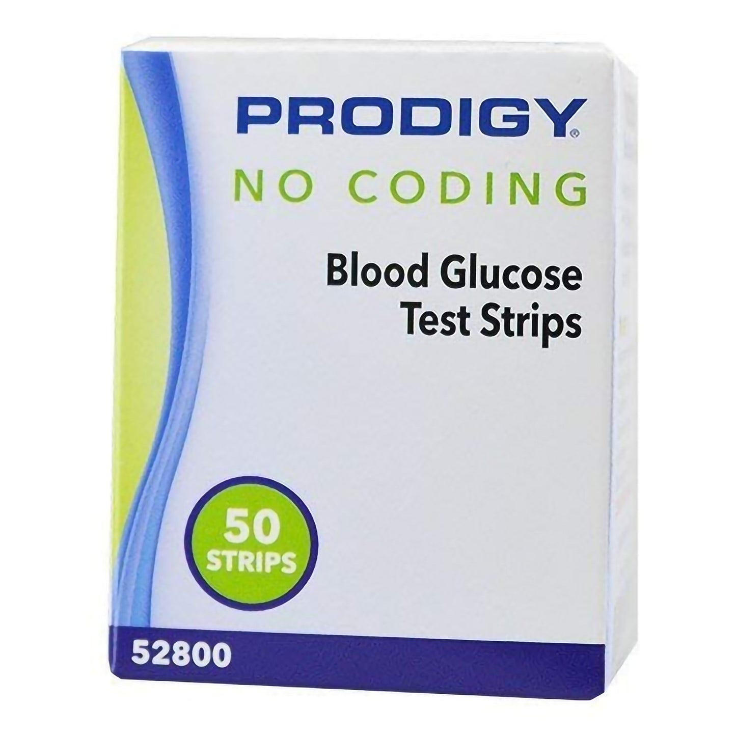 TEST STRIP, BLD GLUC PRODIGY NO CODING (50/BX)