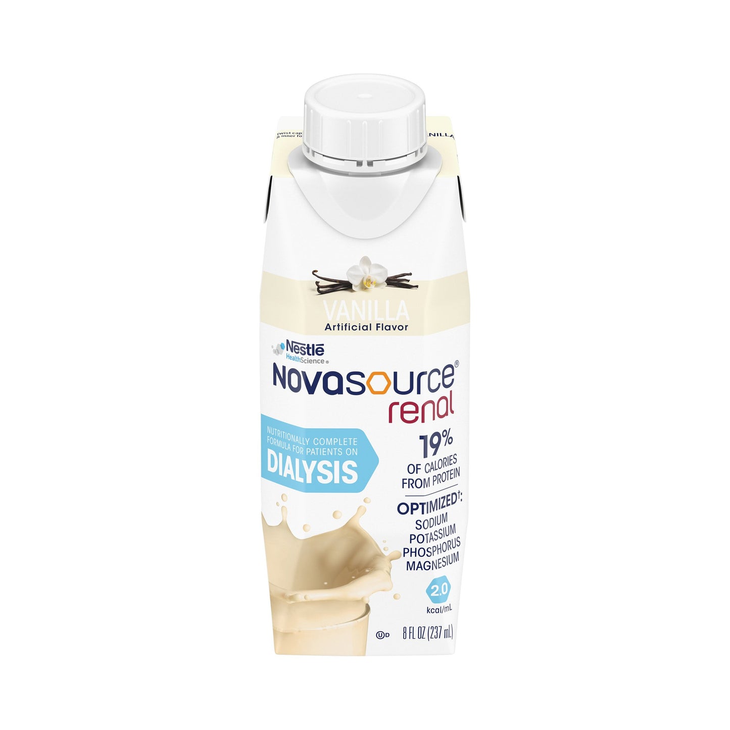 NOVASOURCE RENAL, VANILLA 8OZ (24/CS)