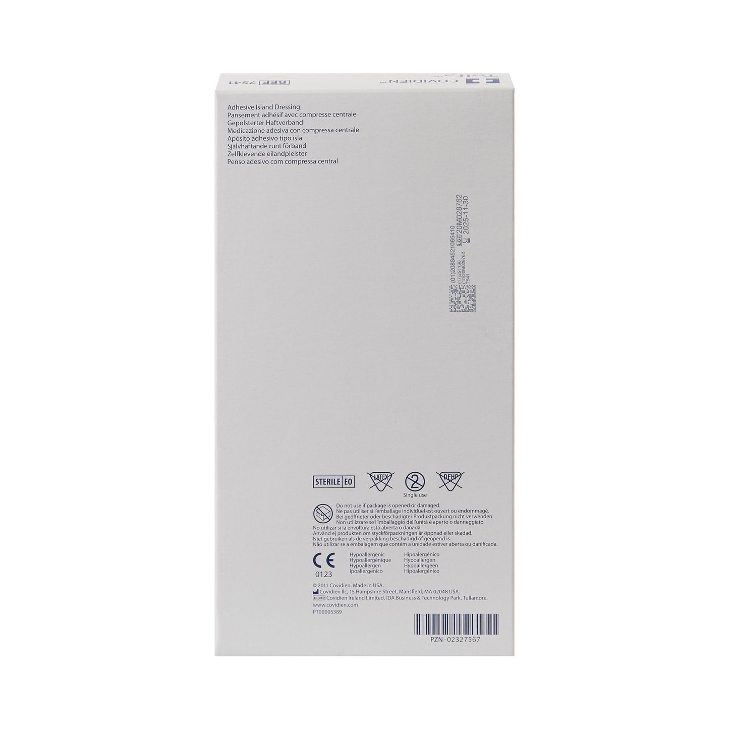 DRESSING, TELFA ISLAND 4"X8" (25/CT 4CT/CS) KENDAL