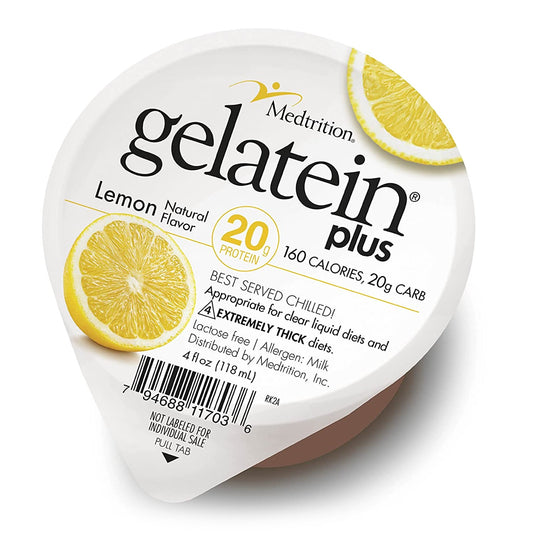 NUTRIENT, GELATIN PLUS LEMON 4OZ CUP (36/CS)