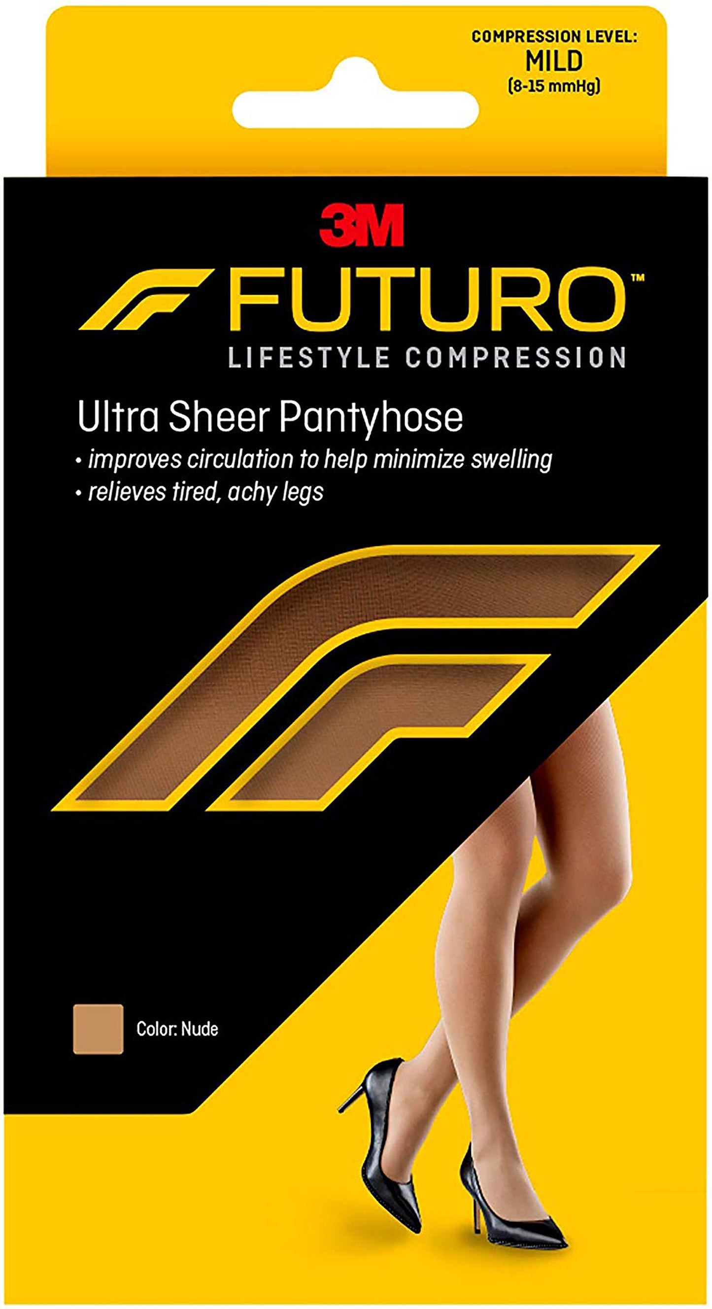 PANTYHOSE, ENERGIZING ULTRA SHEER FRENCH CUT NUDE MED (12PR/