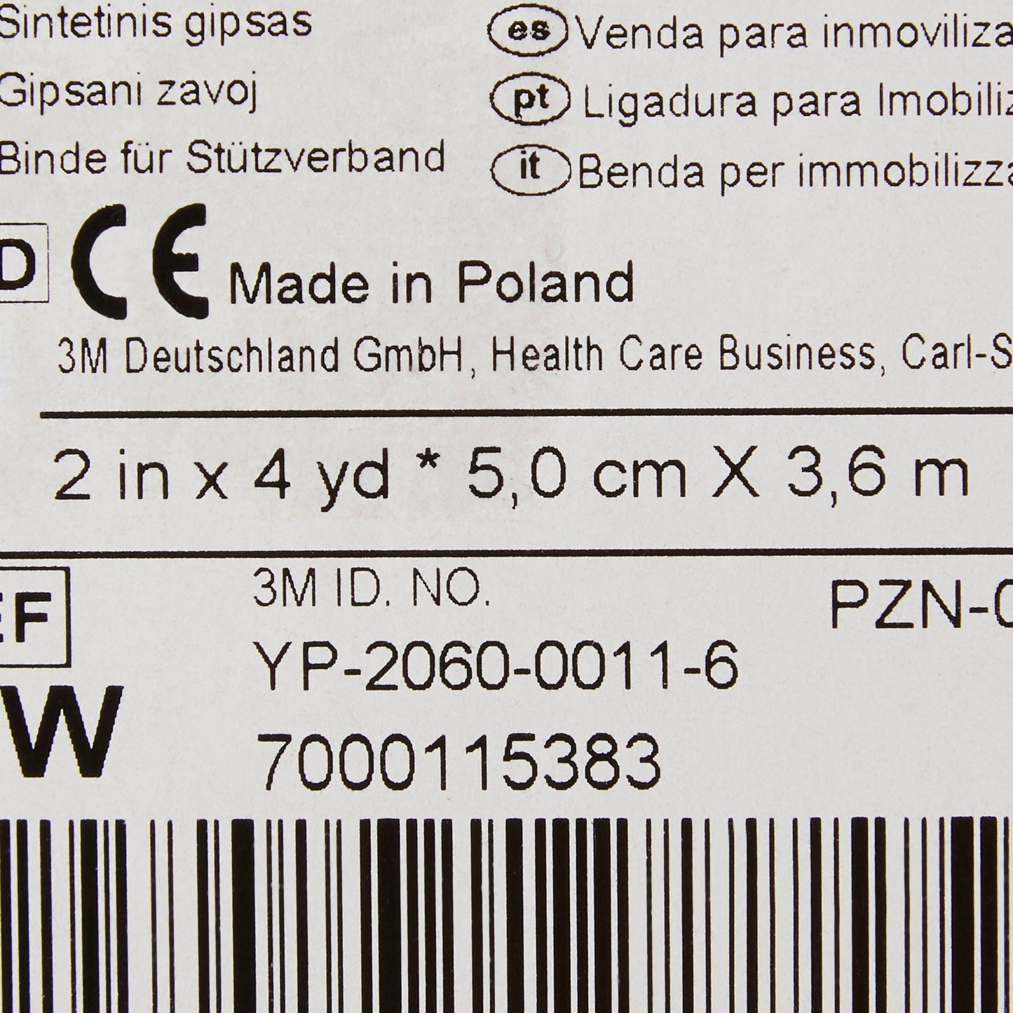 TAPE, CAST SCOTCHCAST 2"X4YDS BRT ORG (10/BX) 3MORTH