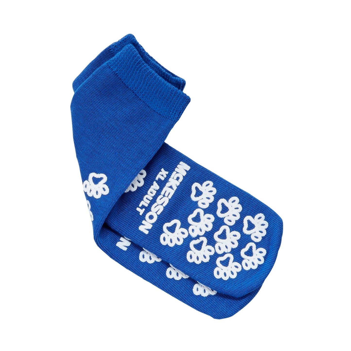 SLIPPER, TERRY DBL IMPRINTED ADLT RBLU XLG (48PR/CS)