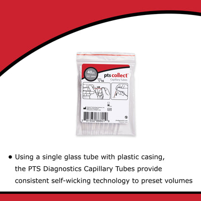 TUBE, CAPILLARY PLAIN BLK 40ULGLS (16/BG)