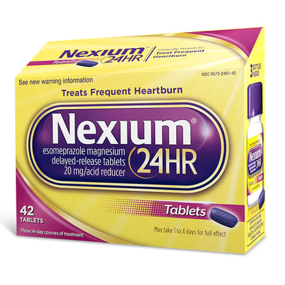 NEXIUM, TAB DR ACID REDUCER 24HR (42/BT)