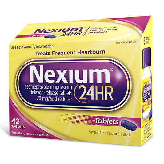 NEXIUM, TAB DR ACID REDUCER 24HR (42/BT)