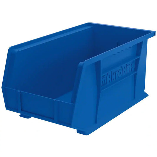 BIN, STORAGE BLU 14 3/4"X8 1/4"X7" (12/CT)