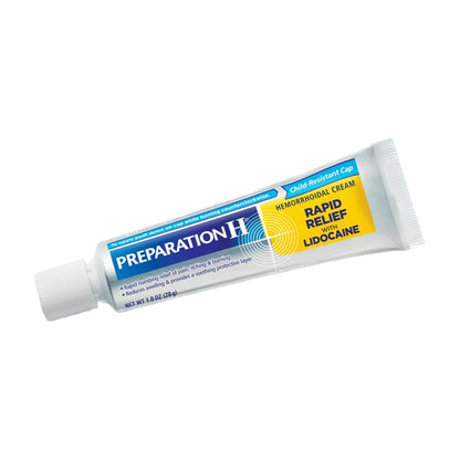 PREPARATION H, CRM HEMORRHOIDAL RAPID RELIEF 5%-0.25% 1OZ