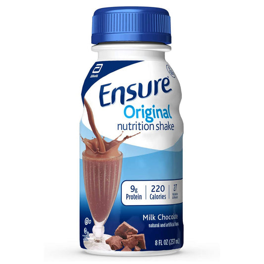 ENSURE, RTD CREAMY MILK CHOC 8OZ BTL (6/PK 4PK/CS)