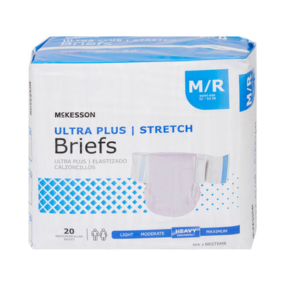BRIEF, TAB CLSR ULTRA PLUS MED/LG 32-54 (20/BG 4BG/CS)