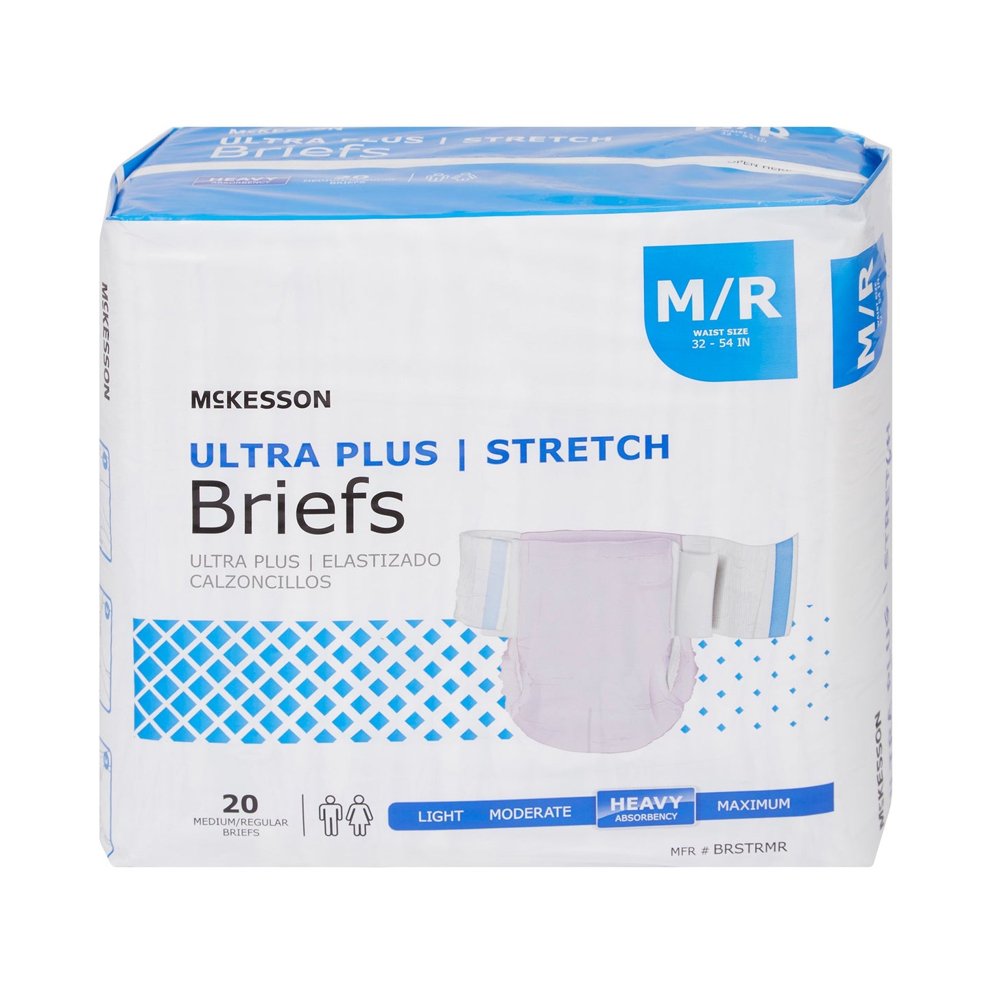 BRIEF, TAB CLSR ULTRA PLUS MED/LG 32-54 (20/BG 4BG/CS)