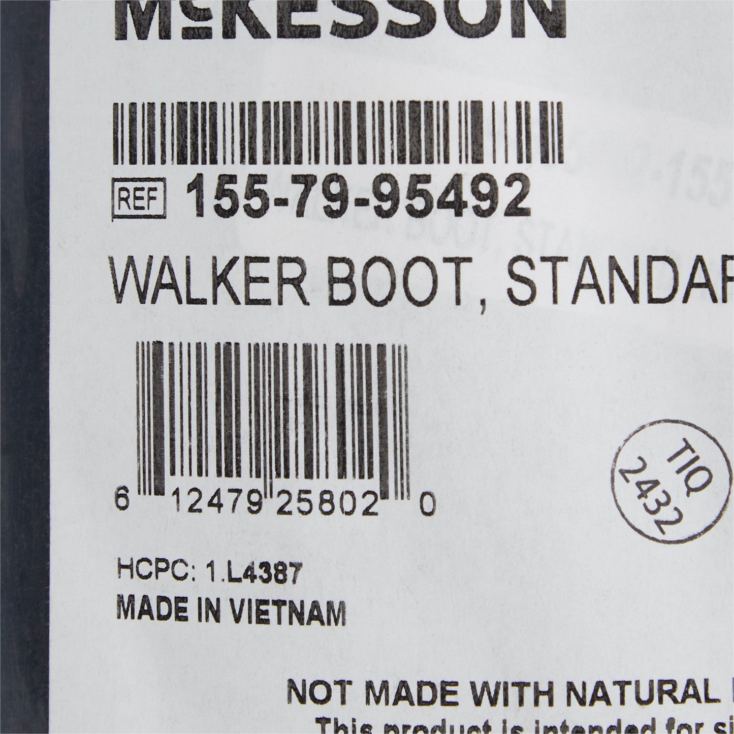 BOOT, WALKER STD NON-AIR XSM