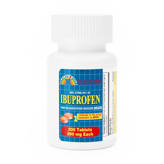 IBUPROFEN, TAB 200MG (200/BT 12BT/CS)