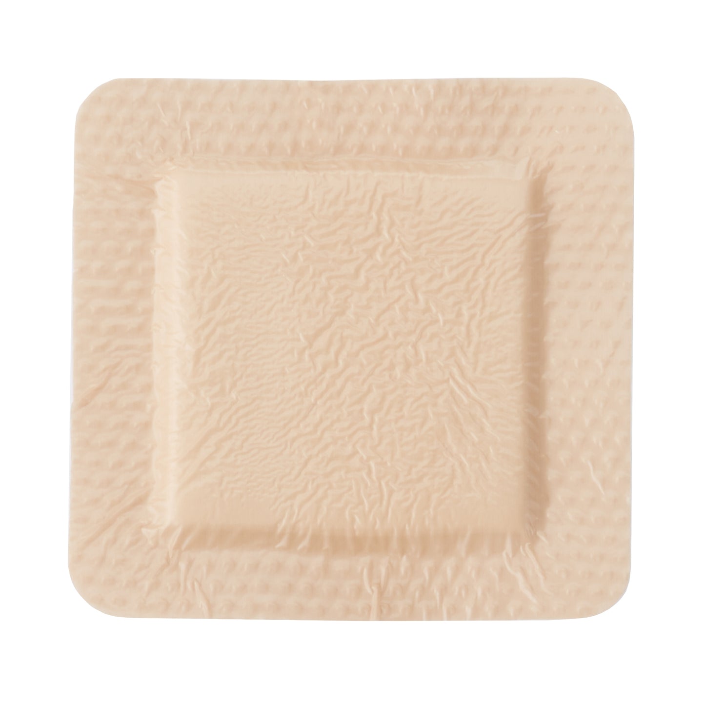 FOAM, ADH SIL W/BORDER 4"X4" (10/BX 20BX/CS)