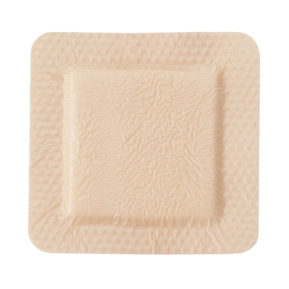 FOAM, ADH SIL W/BORDER 4"X4" (10/BX 20BX/CS)