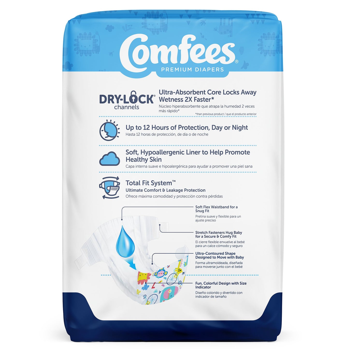 DIAPER, BABY COMFEES SZ7 (20/BG 4BG/CS)