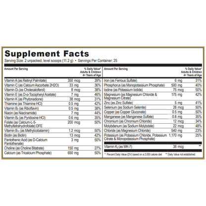 SUPPLEMENT, VIT/MIN NANO VM TFPOWDER 275G