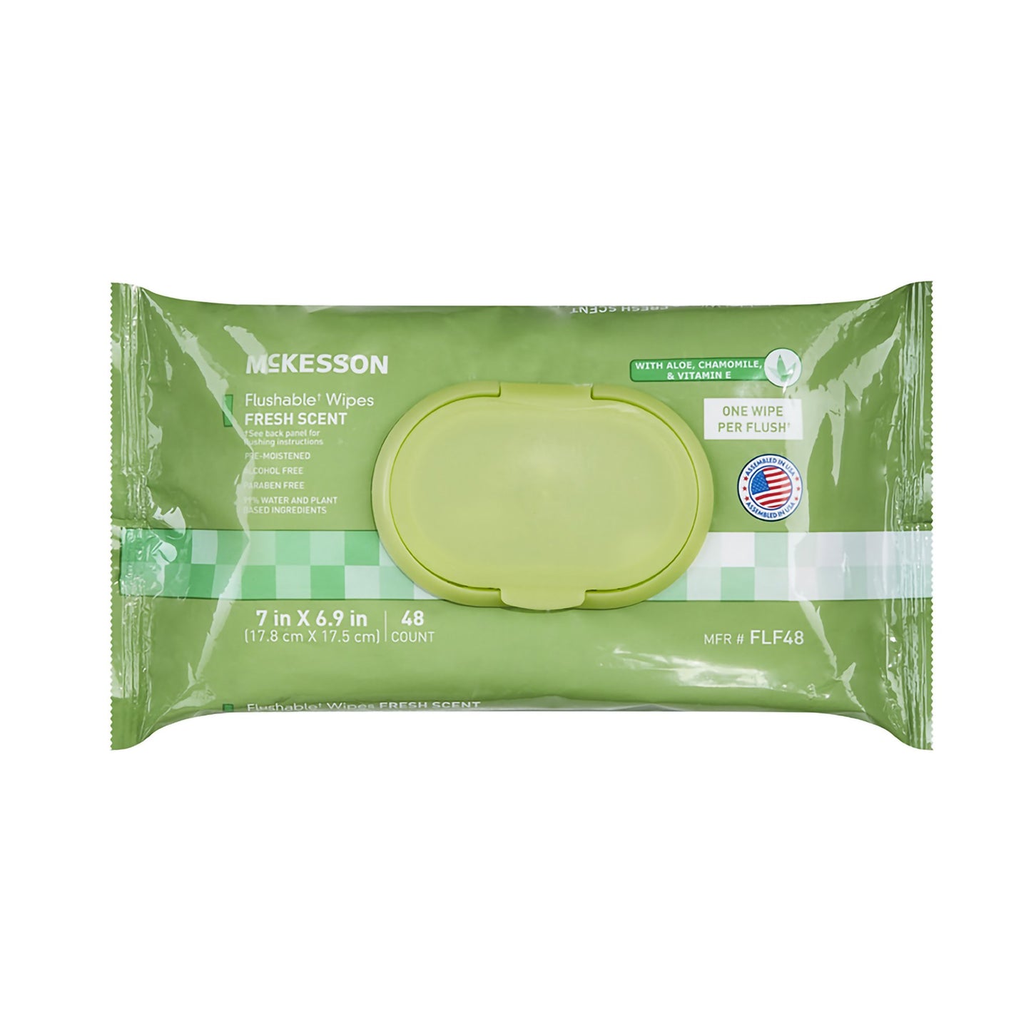 WIPE, WET FLUSHABLE SCENTED SFT PK W/LID (48/PK 12PK/CS)