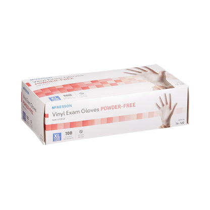 GLOVE, EXAM VNYL XL N/S (100/BX 10BX/CS)