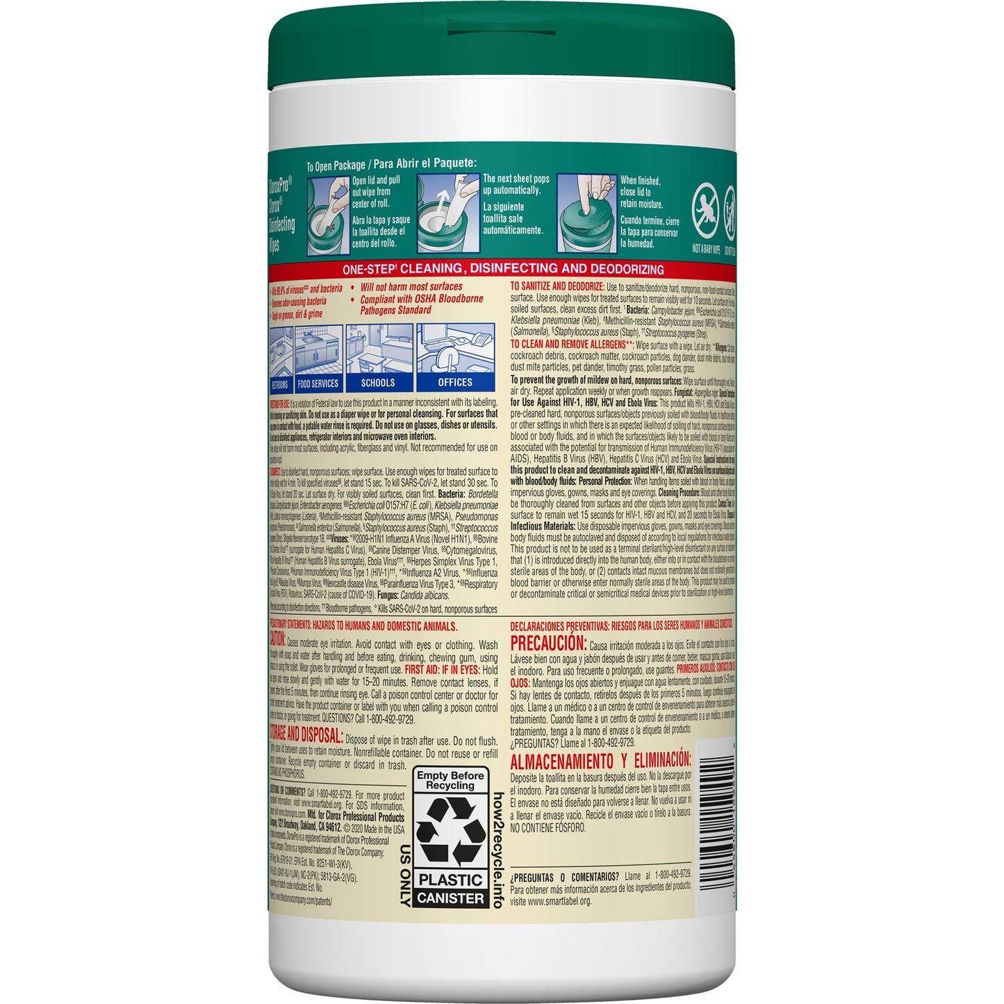 WIPE, CLOROX FRESH SCENT (75/BX 6BX/CS)
