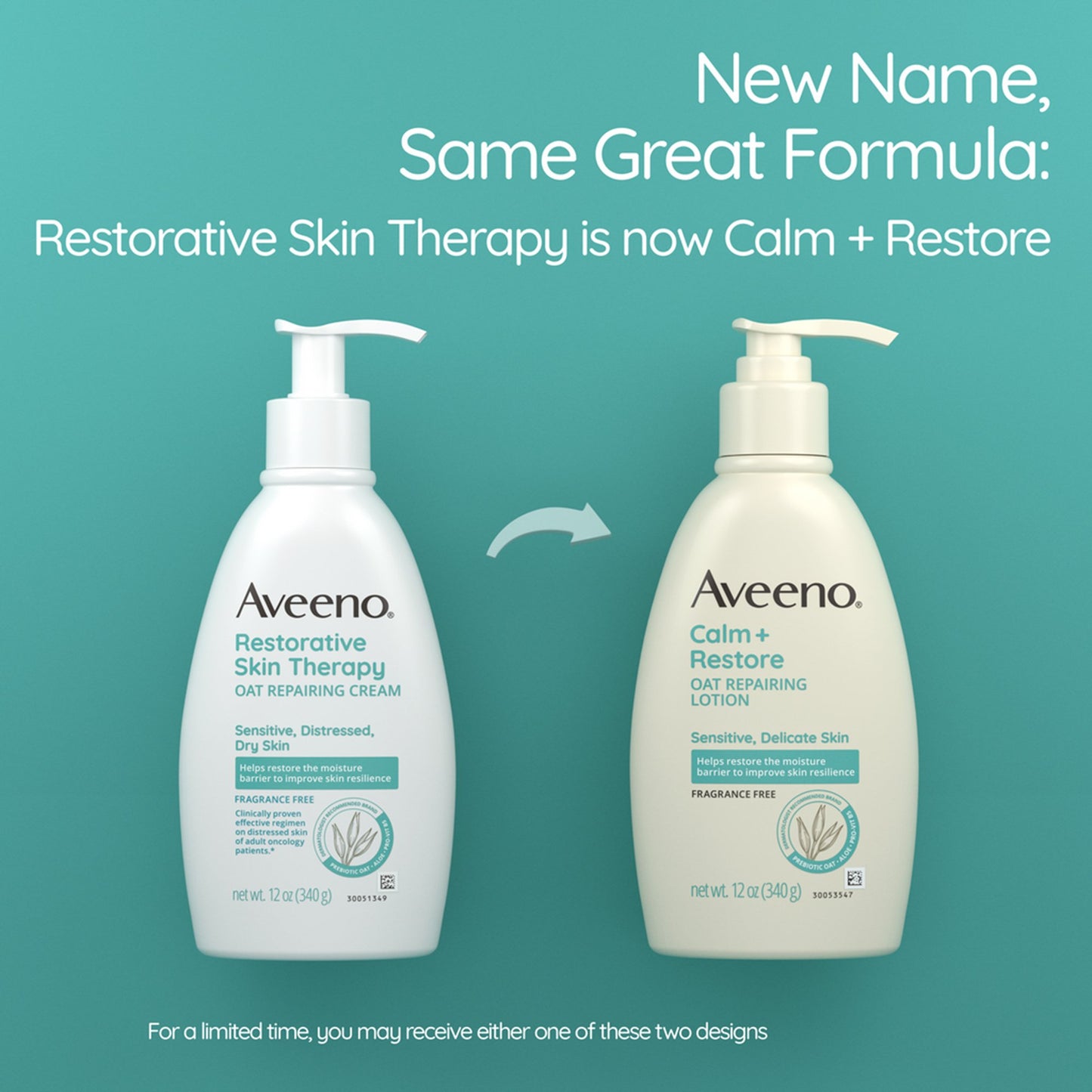 AVEENO, LOTION RESTORATIVE SKIN THERAPY 12OZ