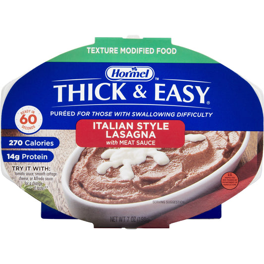 THICK&EASY, PUREE LASAGNE W/MEAT SAUCE 7OZ (7/CS) DMNDCR