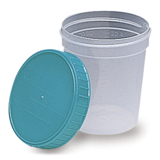 CONTAINER, SPCMN W/LID N/S 4OZ(20/BG)