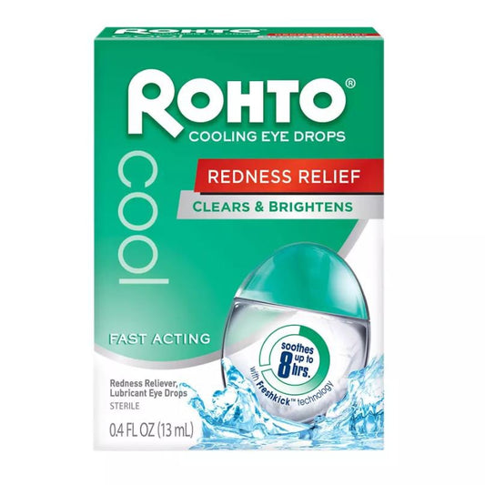ROHTO V EYE, DRP REDNESS RELIEF 13ML 0.4OZ
