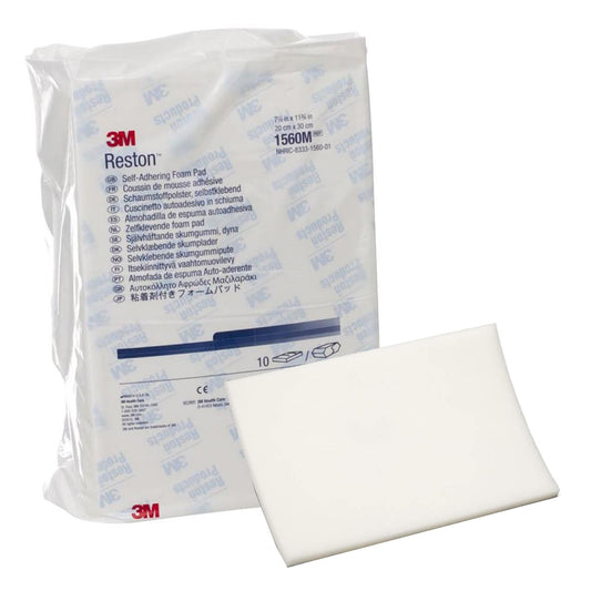 DRESSING, PAD FOAM RESTON (10/PK) 3M