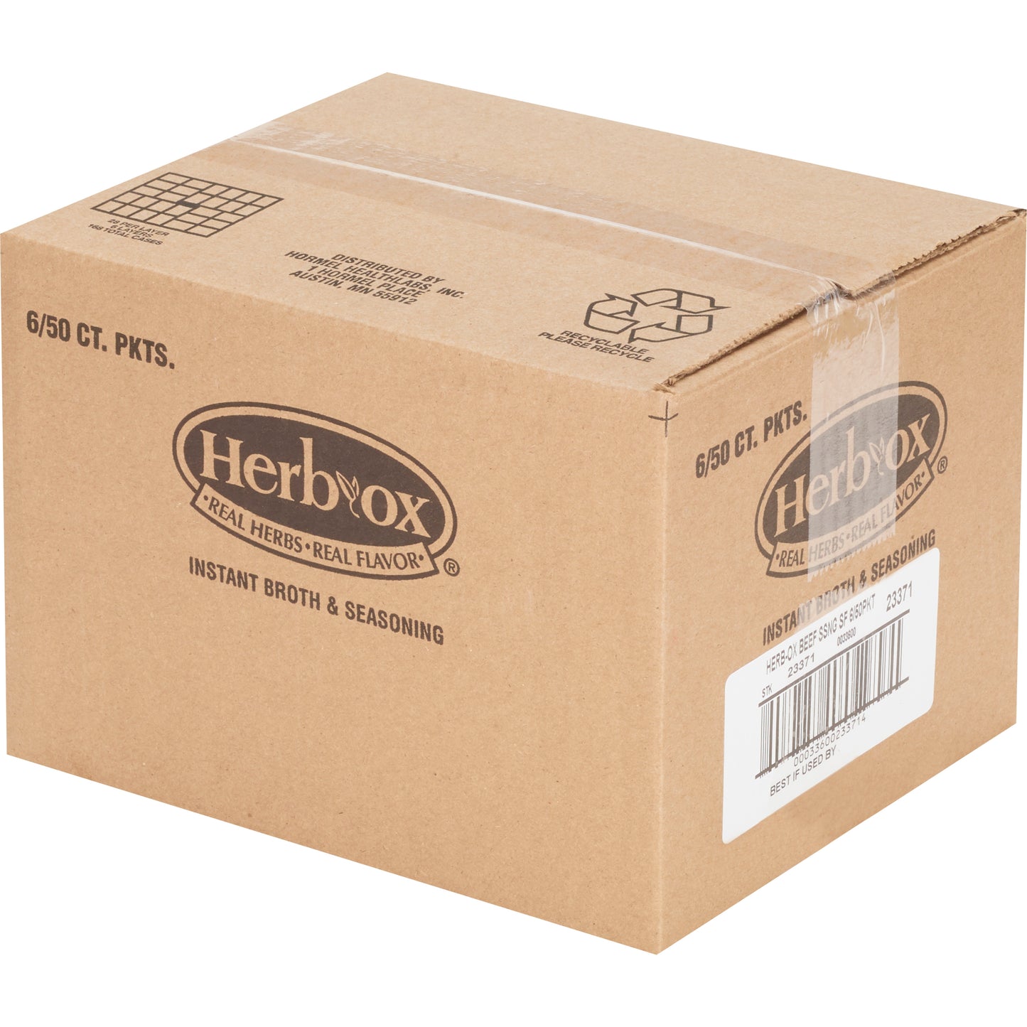 BROTH, BEEF BOUILLON SODIUM FREE HERBOX SEASON (50/BX 6BX/CS