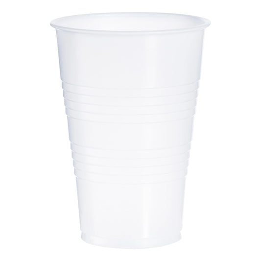 CUP, COLD PLAS RIBD LW TRANS 16OZ (50/SL 20SL/CS)