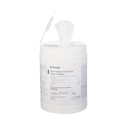 WIPE, GERMICIDE LG 6"X6.75" (160/BX 12BX/CS)