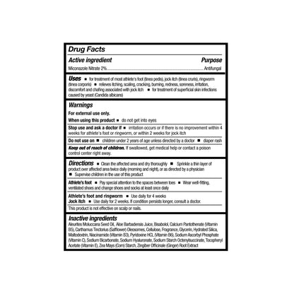 POWDER, BODY THERA ANTIFUNGAL 2% 3OZ (12BT/CS)