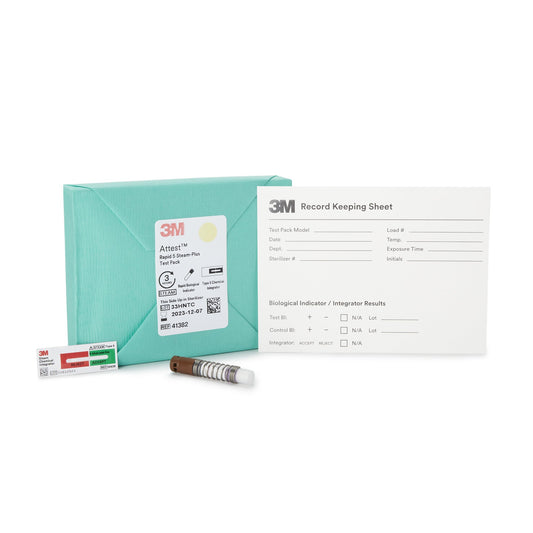 PACK, RAPID ATTEST 5 STEAM PLUS TEST (16/BX 4BX/CS 3M