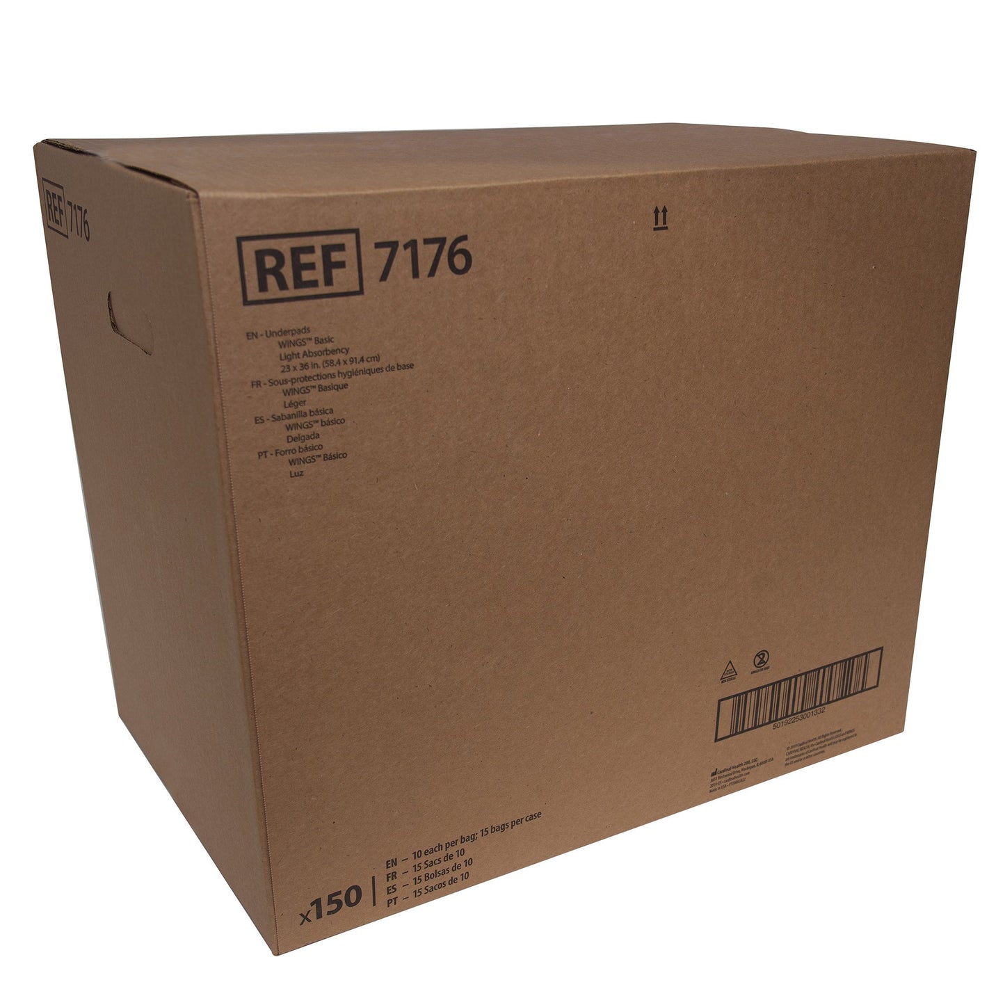 UNDERPAD, INCONT LT ABSRB 23"X36" (10/BG 15BG/CS)