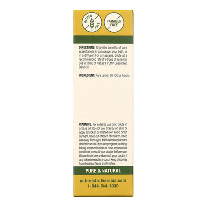 NATURES TRUTH, OIL LEMON 15ML