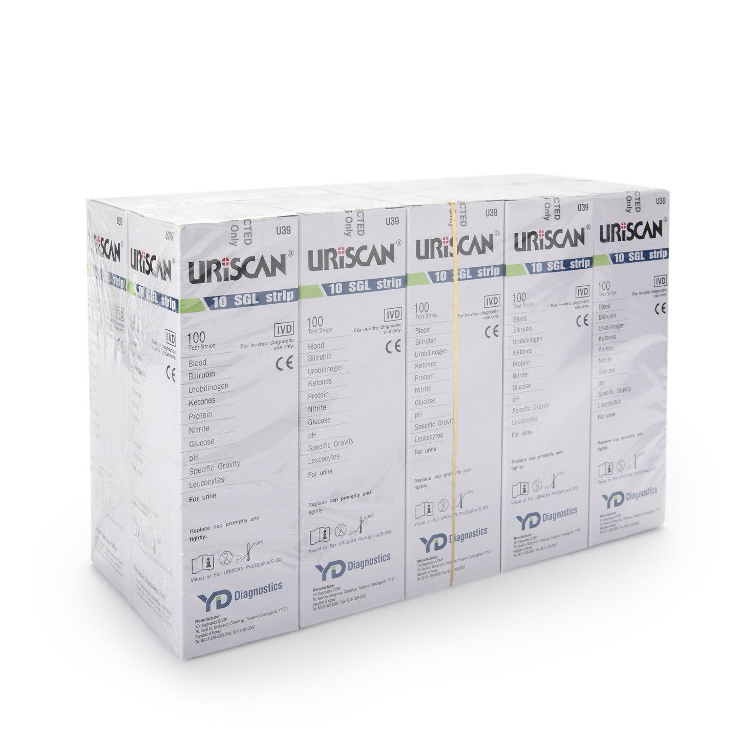 URINE TEST STRIP, URISCAN 10SGL (100/BT 10BT/CS)