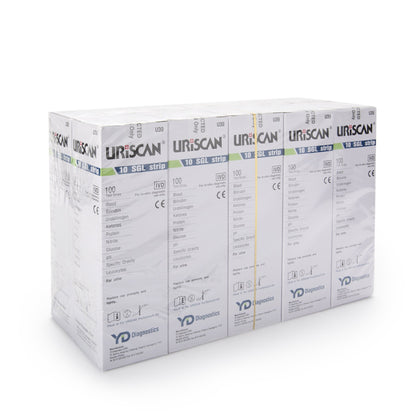 URINE TEST STRIP, URISCAN 10SGL (100/BT 10BT/CS)