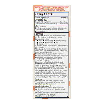 IBUPROFEN, SUSPN ORAL FT CHLD BERRY 4OZ