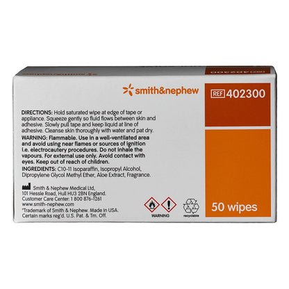 WIPE, ADHSV REMOVER UNI-SOLVE (50/BX)