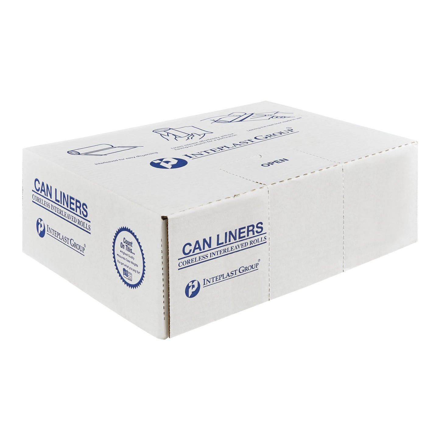 LINER, CAN CLR 0.70MIL 24"X32"12-16GL (500/CS)