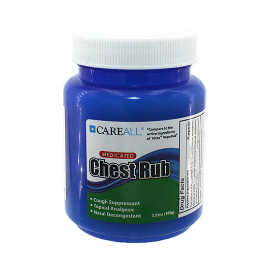 CHEST RUB, MEDICATED 4OZ (24/CS)