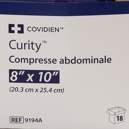 PAD, ABDN CURITY 8"X10" (18/TR12TR/CS) KENDAL