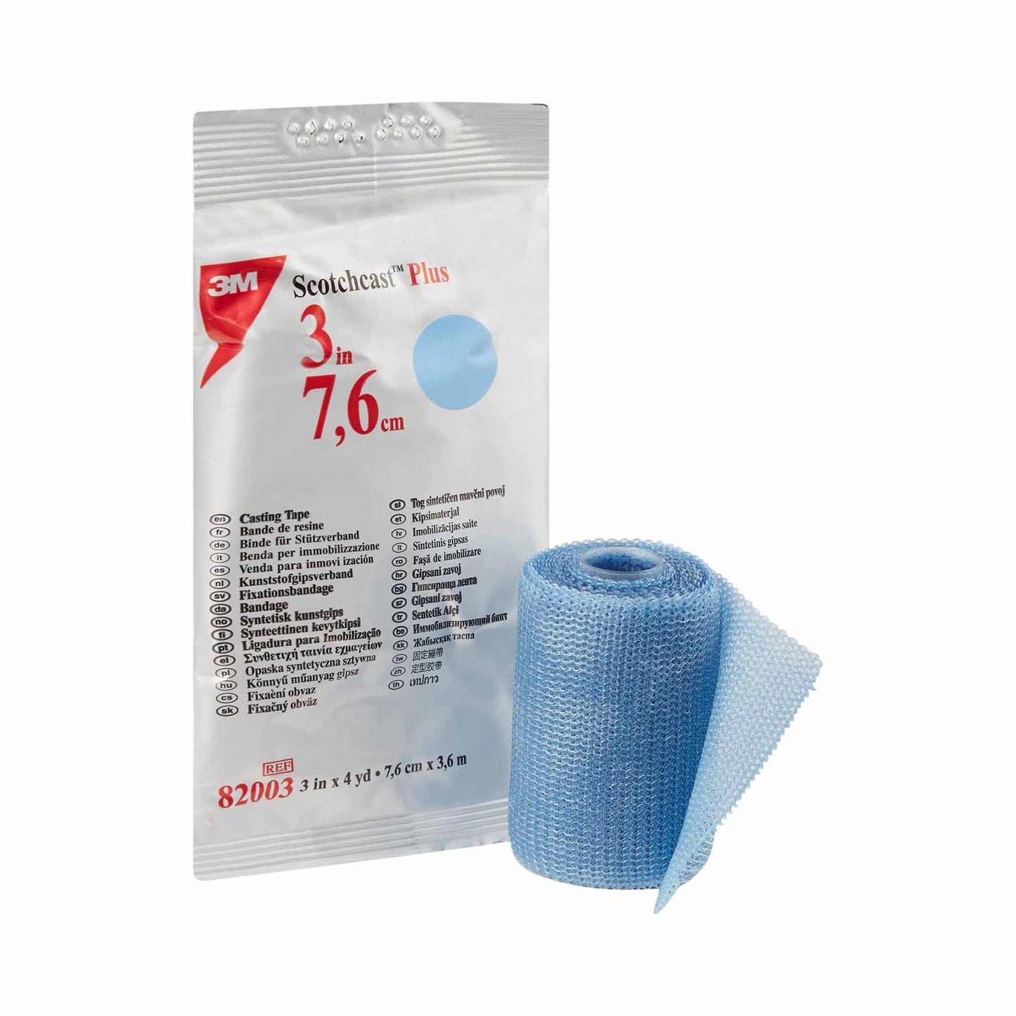 TAPE, CAST SCOTCHCAST 3"X4YDS LT BLU (10/BX)